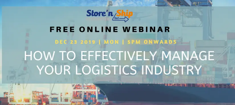 Webinar: How To Effectively Manage Your Logistics Industry